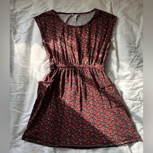 Short floral cotton dress
